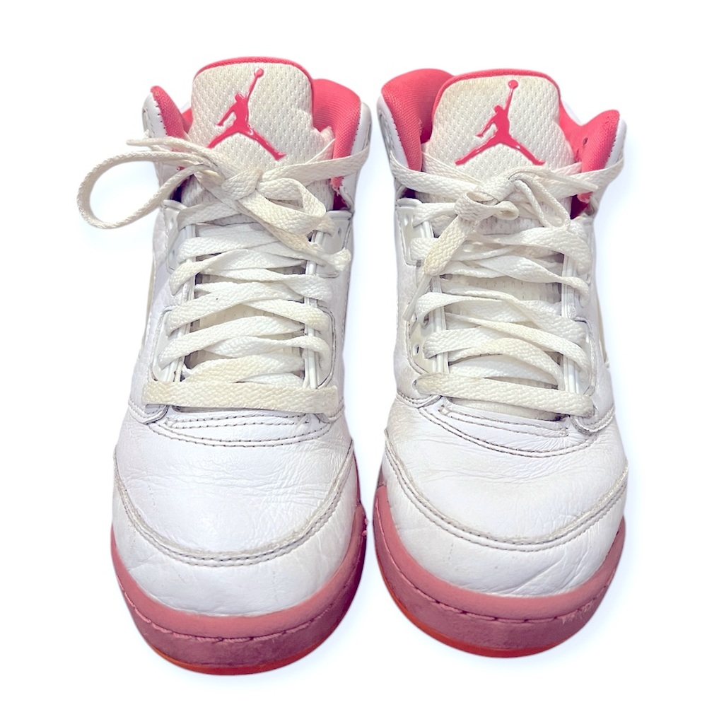 SOLD Nike Air Jordan 5 Retro Pinksickle Youth Shoe- Size 5Y, Woman’s 6.5